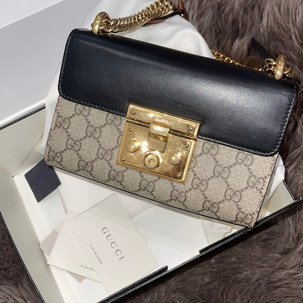 Padlock Small GG shoulder bag